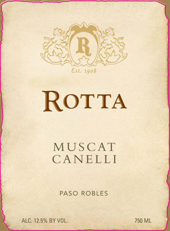 Rotta Muscat Canelli 2005 Front Label
