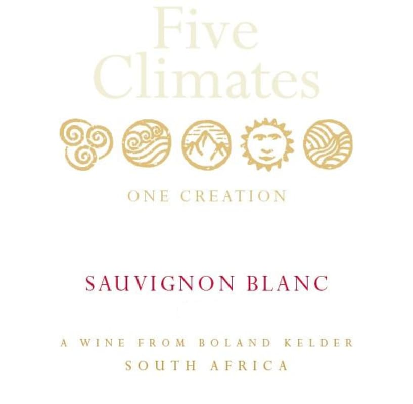 Bolland Cellar Five Climates Sauvignon Blanc 2013 Front Label