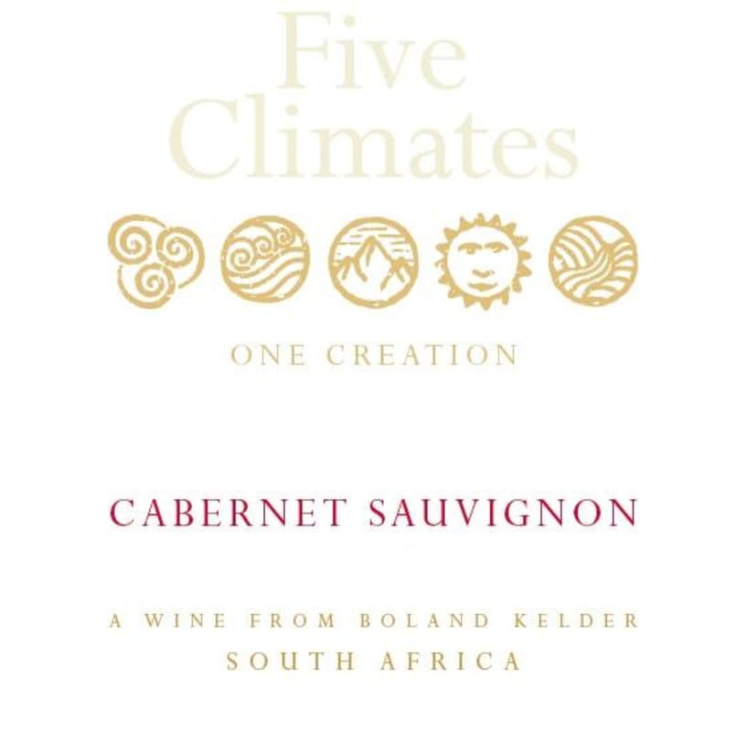 Bolland Cellar Five Climates Cabernet Sauvignon 2011 Front Label