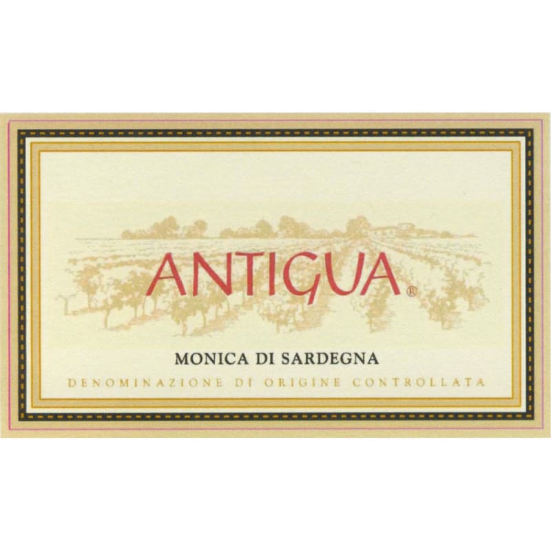 Santadi Antigua Monica di Sardegna 2015 Front Label