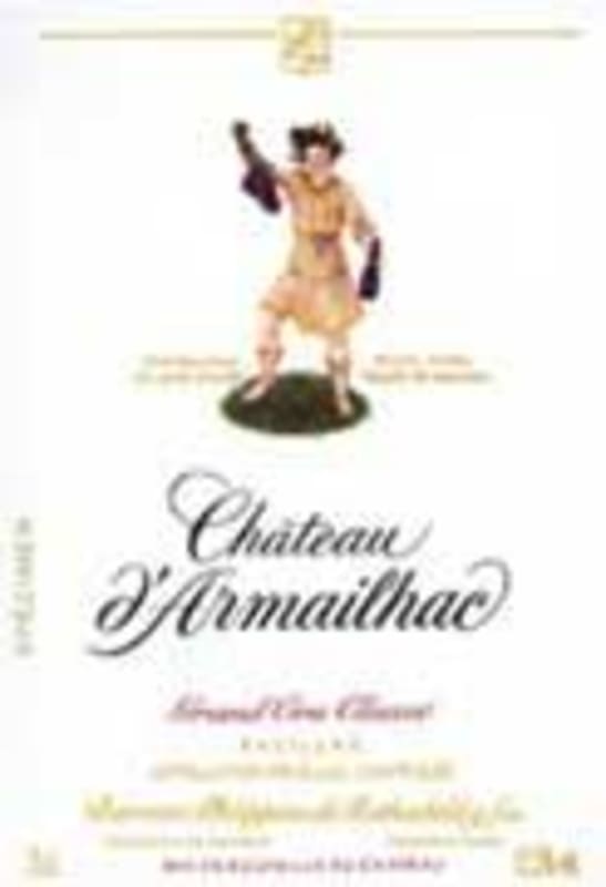 Chateau d'Armailhac 1996 Front Label