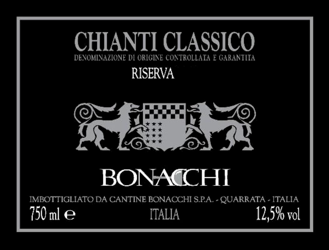 Bonacchi Chianti Classico Riserva 2009 Front Label