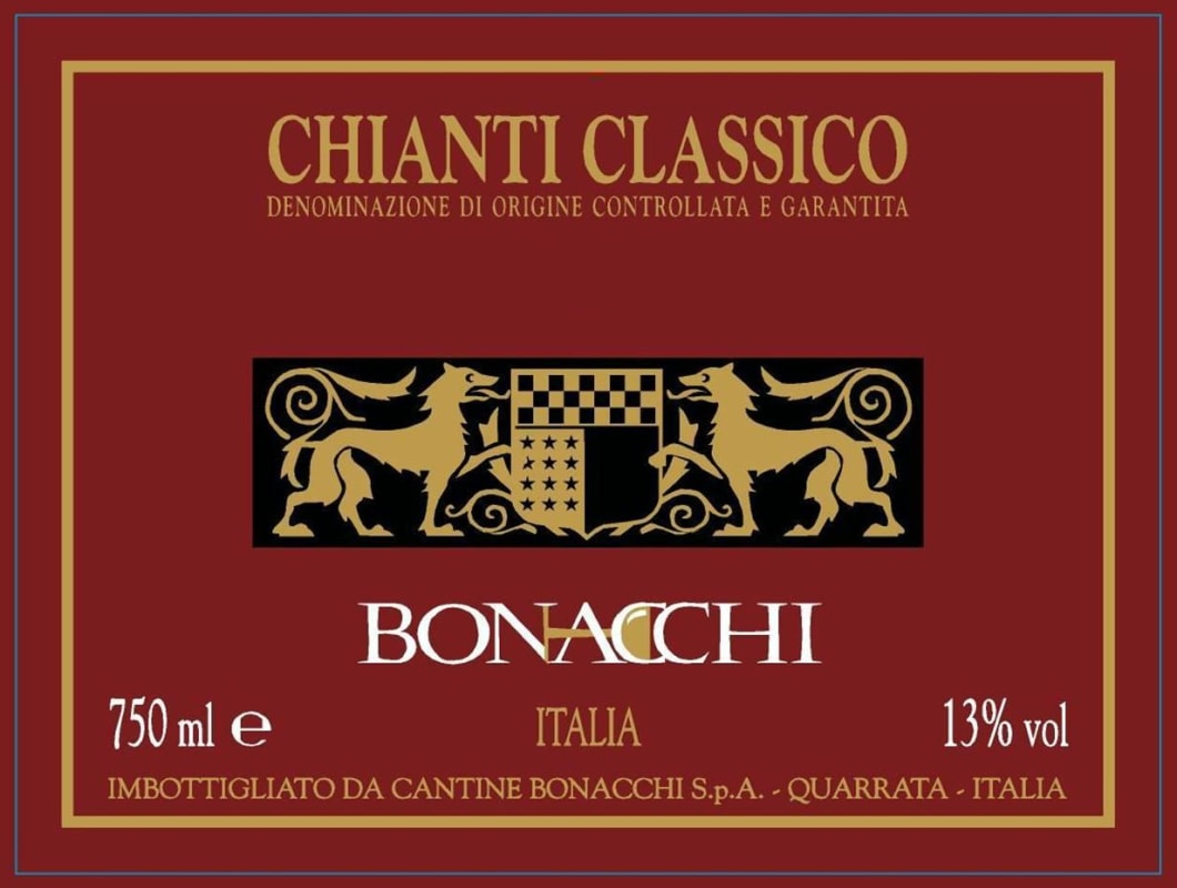 Bonacchi Chianti Classico 2013 Front Label