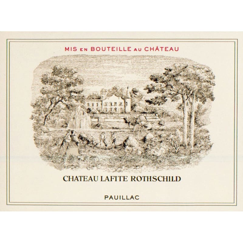 Chateau Lafite Rothschild 1987 Front Label