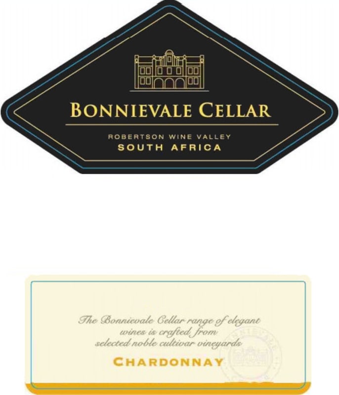 Bonnievale Cellar Chardonnay 2016 Front Label