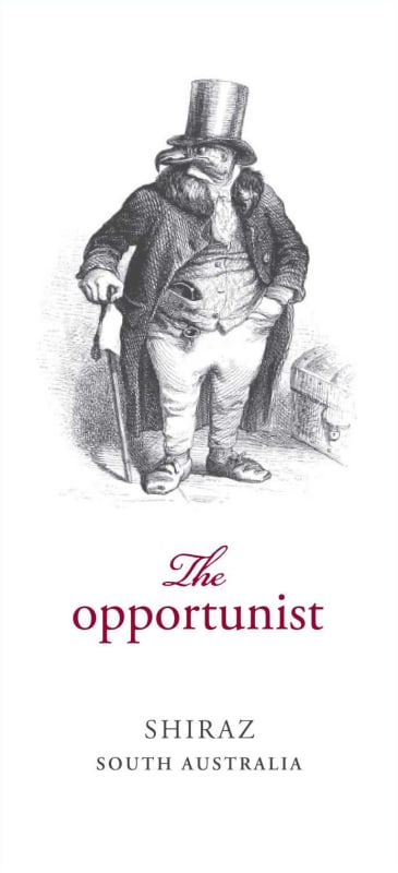 Bootstraps Wine One Chain Vineyards The Opportunist Shiraz 2014 Front Label