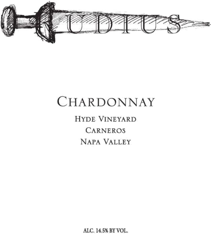 Rudius Hyde Vineyard Chardonnay 2012 Front Label