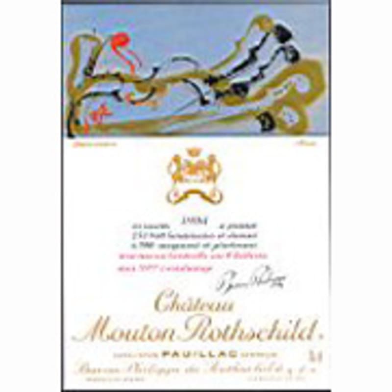 Chateau Mouton Rothschild 1981 Front Label