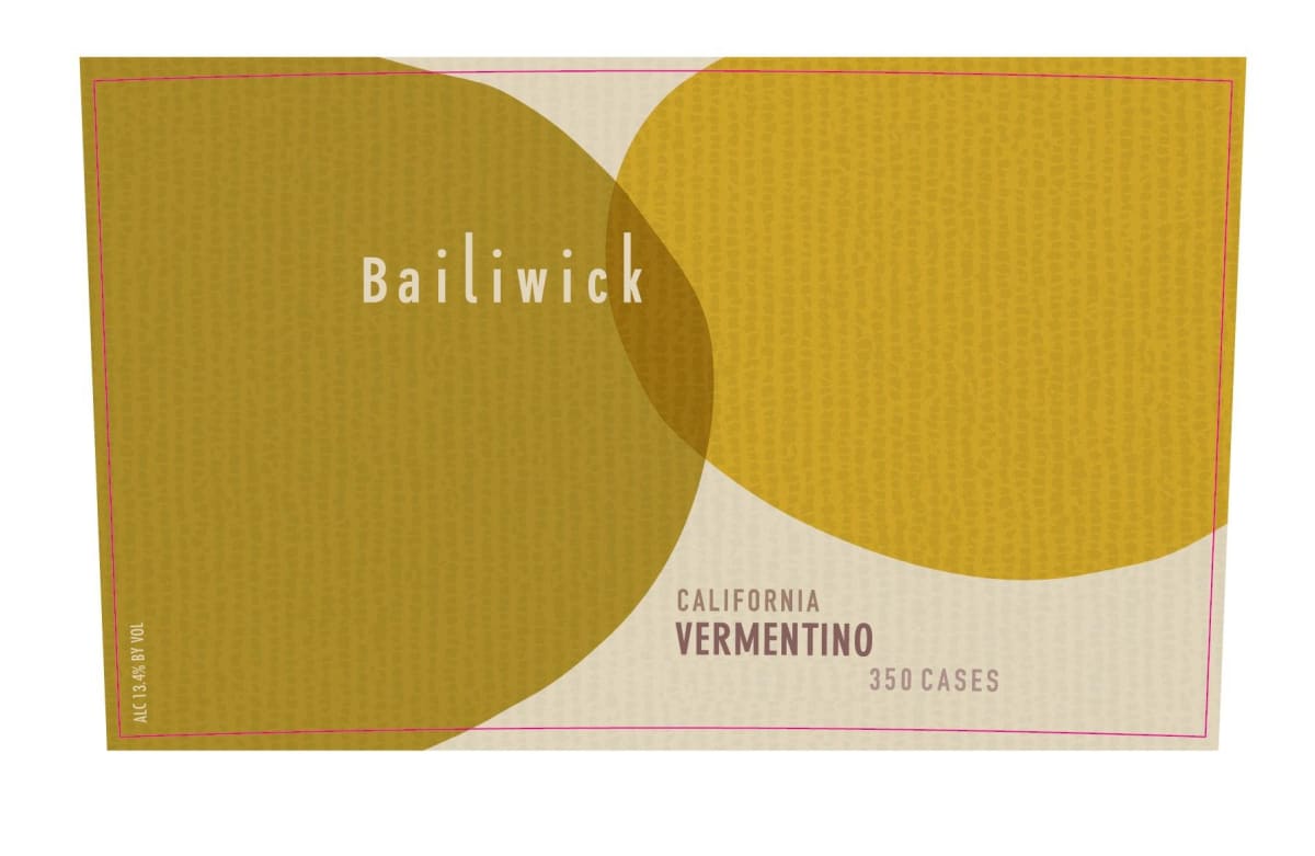 Bailiwick Vermentino 2014 Front Label