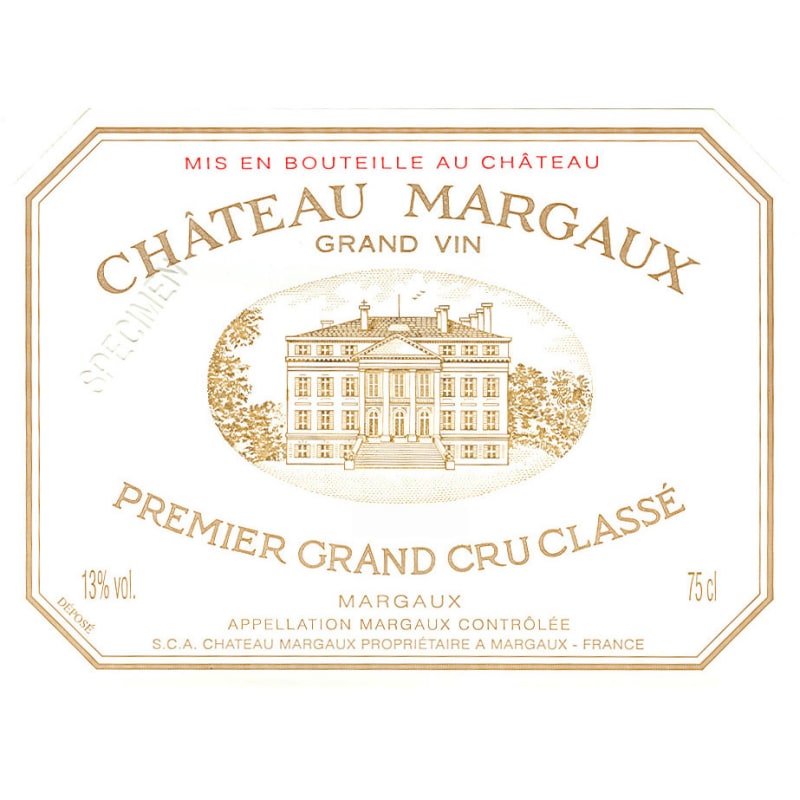 Chateau Margaux 1987 Front Label