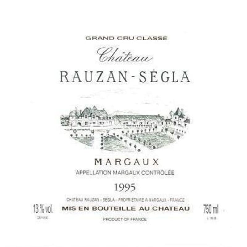 Chateau Rauzan-Segla 1995 Front Label