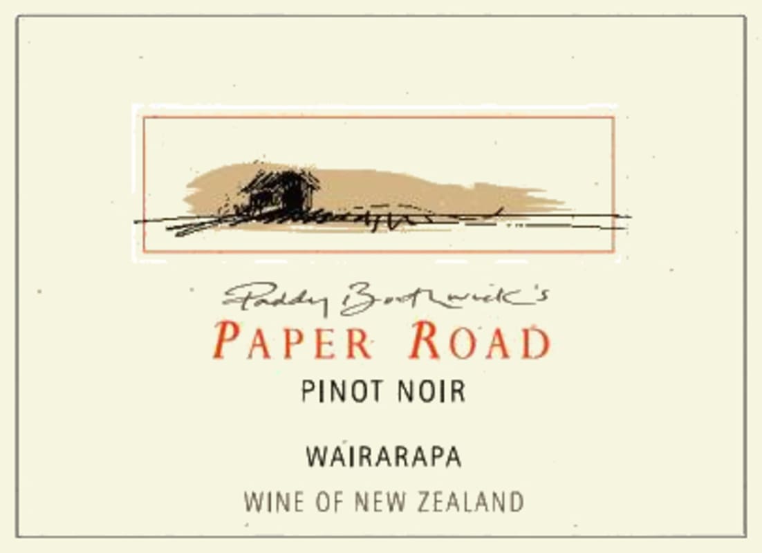 Borthwick Vineyard Paper Road Pinot Noir 2015 Front Label