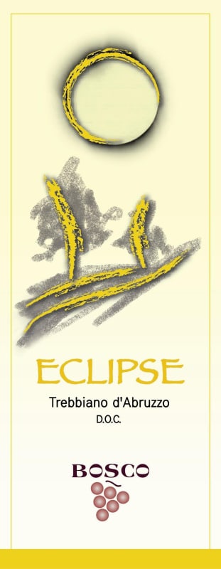 Bosco Trebbiano d'Abruzzo Eclipse 2015 Front Label