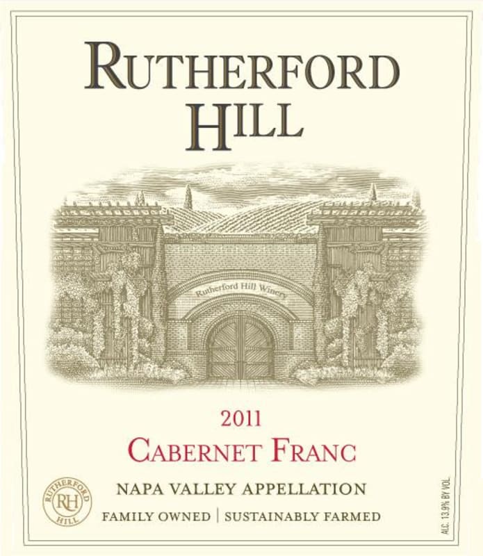 Rutherford Hill Cabernet Franc 2011 Front Label