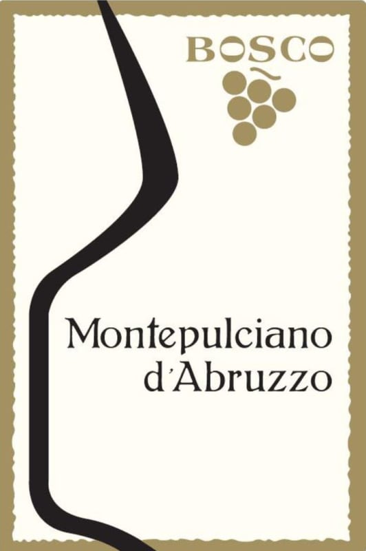 Bosco Tradizionale Montepulciano d'Abruzzo 2013 Front Label
