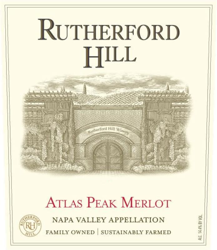 Rutherford Hill Atlas Peak Merlot 2011 Front Label