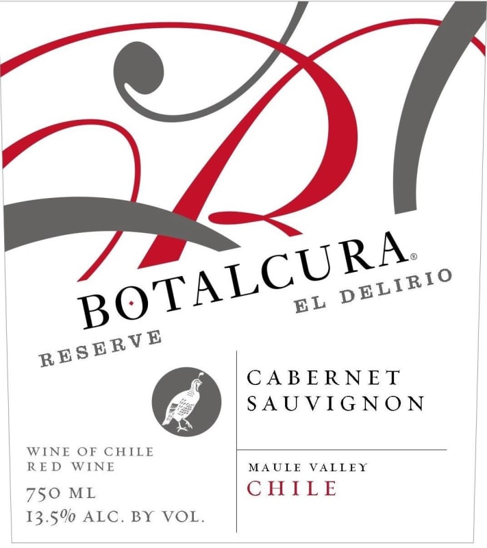 Botalcura El Delirio Reserve Cabernet Sauvignon 2010 Front Label