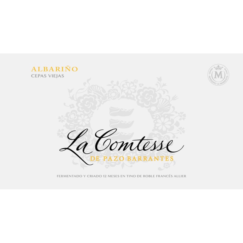 Pazo de Barrantes La Comtesse Albarino 2013 Front Label