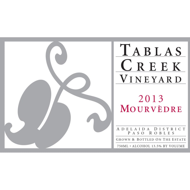 Tablas Creek Mourvedre 2013 Front Label