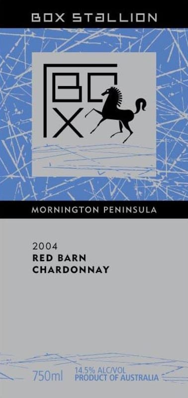 Box Stallion Red Barn Chardonnay 2004 Front Label