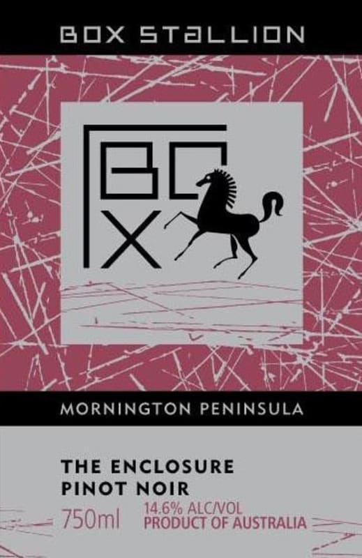 Box Stallion The Enclosure Pinot Noir 2009 Front Label