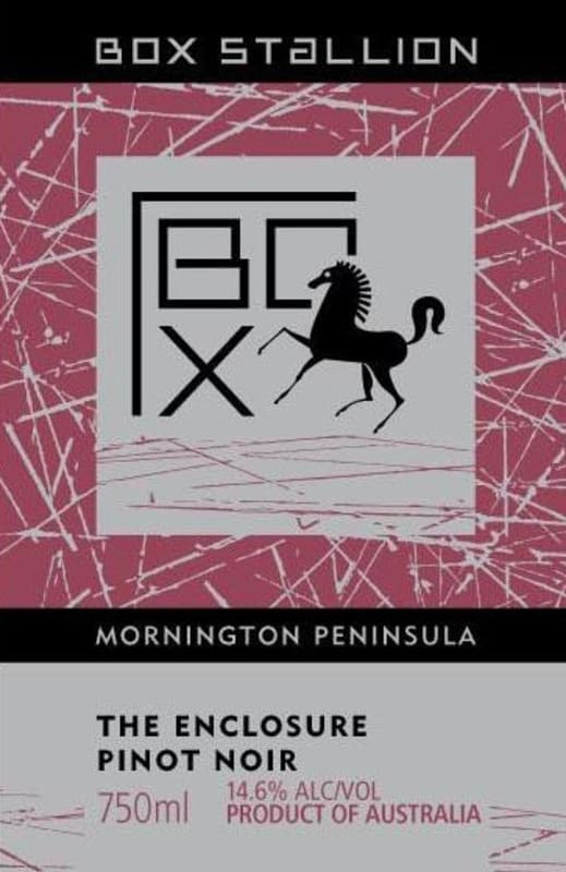 Box Stallion The Enclosure Pinot Noir 2008 Front Label