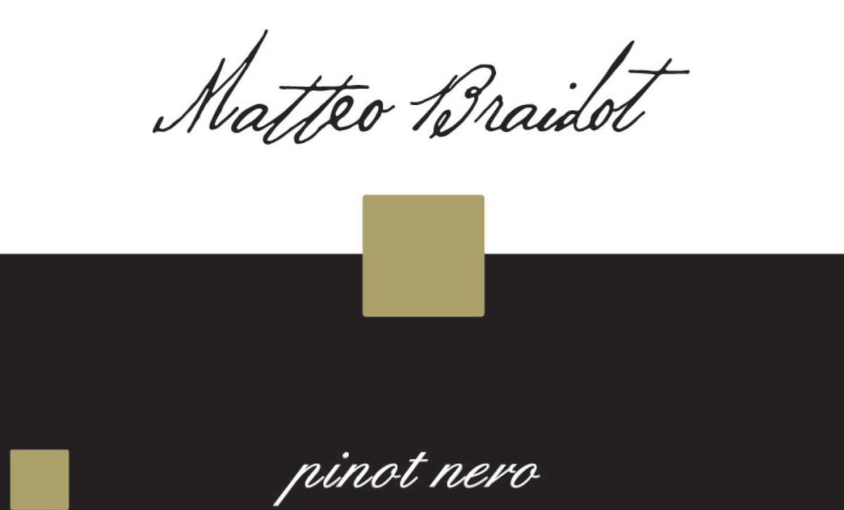 Braidot Matteo Societa Agricola Pinot Nero 2013 Front Label