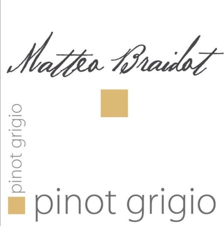 Braidot Matteo Societa Agricola Pinot Grigio 2012 Front Label