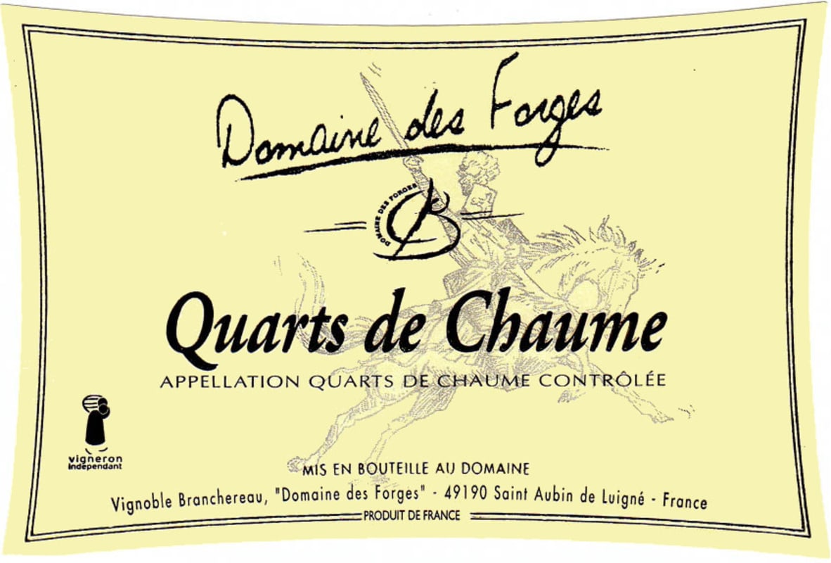 Branchereau Domaine des Forges Quarts de Chaume 2011 Front Label