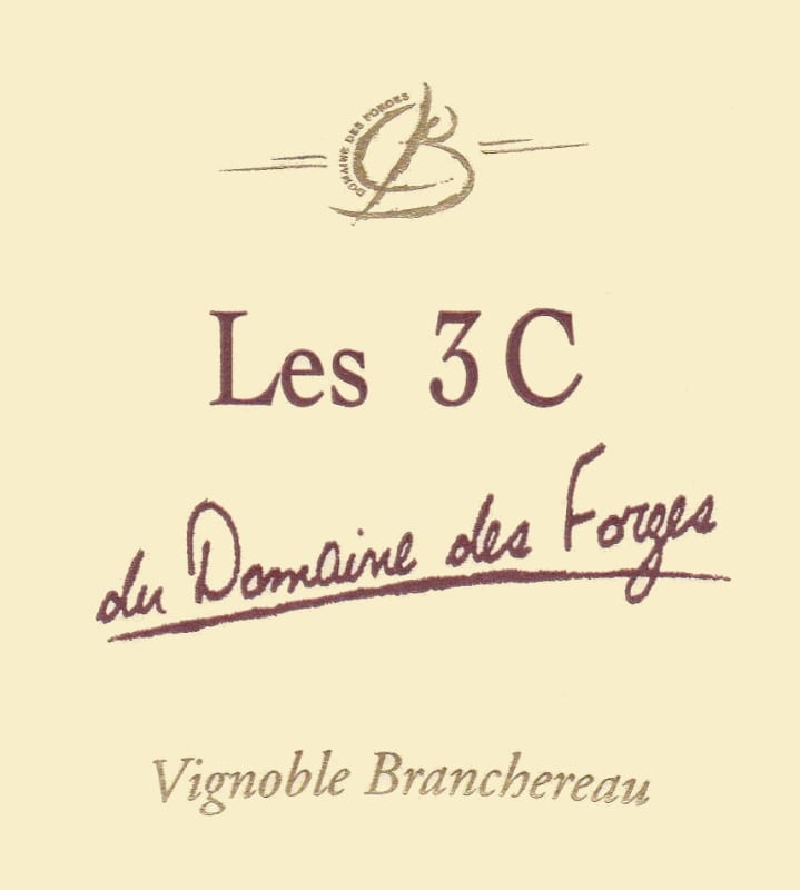 Branchereau Domaine des Forges Anjou Villages Les 3C 2013 Front Label