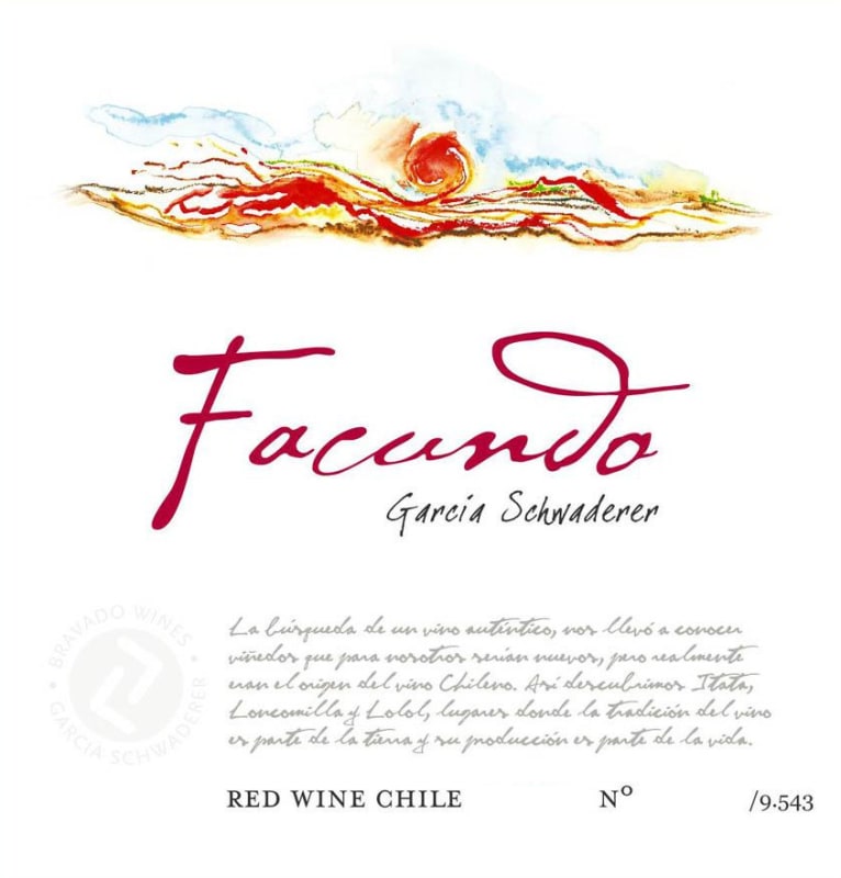 Bravado Wines Garcia Schwaderer Facundo 2011 Front Label