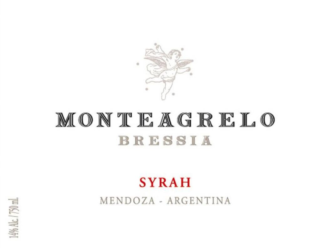 Bressia Monteagrelo Syrah 2013 Front Label
