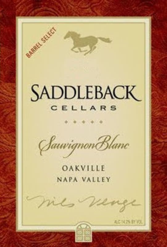 Saddleback Sauvignon Blanc 2015 Front Label