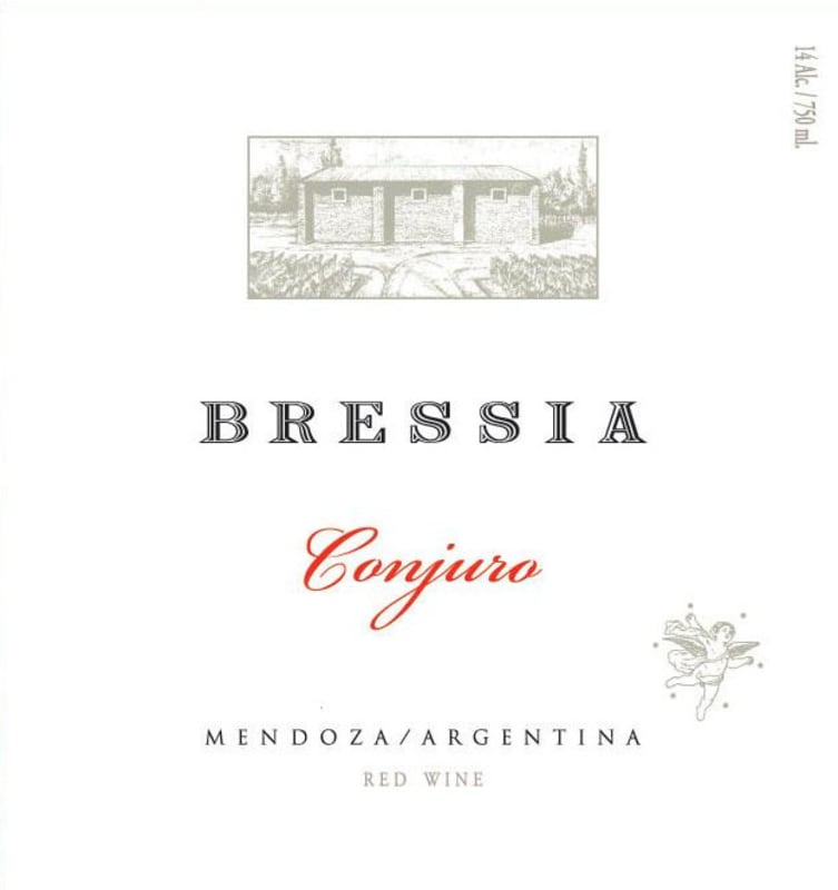 Bressia Conjuro 2010 Front Label