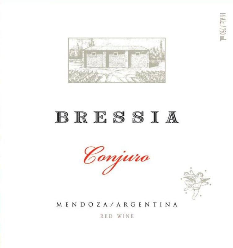 Bressia Conjuro 2008 Front Label