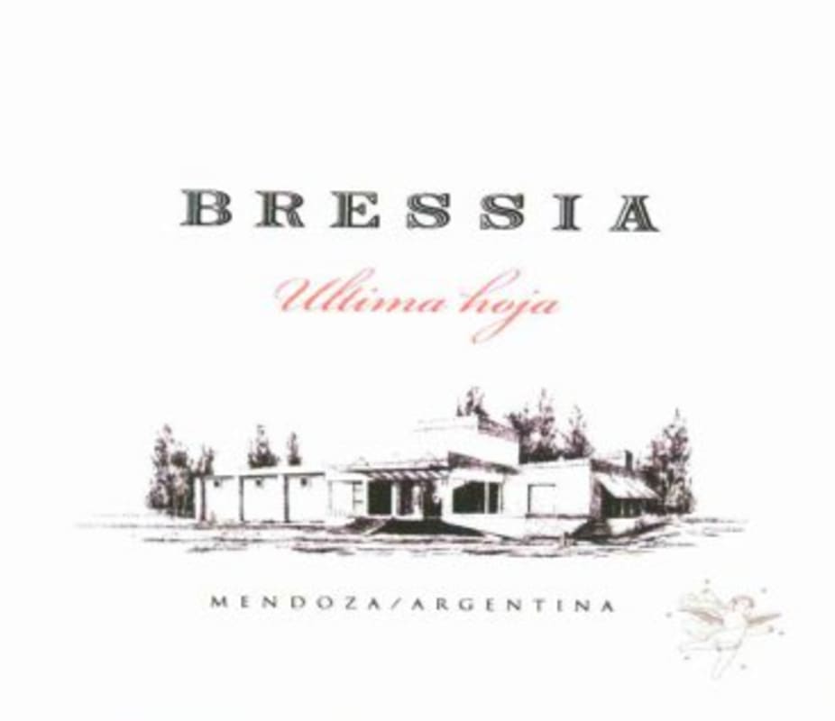 Bressia Ultima Hoja 2010 Front Label