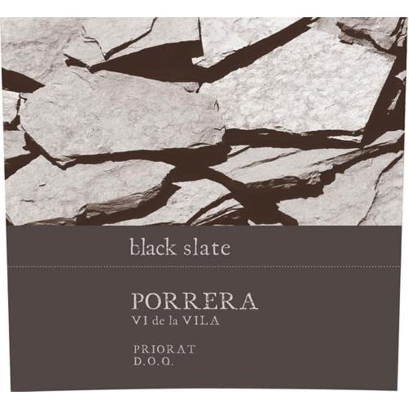 Black Slate Porrera Vi de la Vila 2010 Front Label