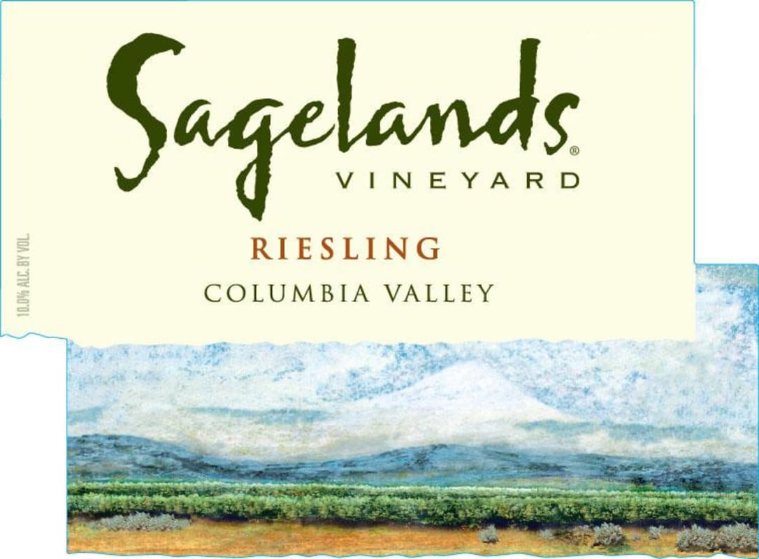 Sagelands Riesling 2012 Front Label