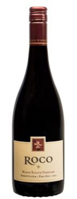 ROCO Marsh Estate Pinot Noir 2014 Front Bottle Shot