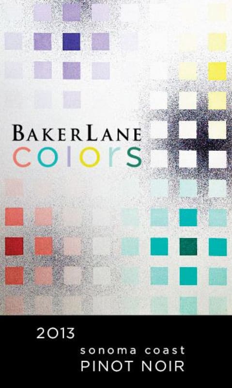 Baker Lane Colors Pinot Noir 2013 Front Label