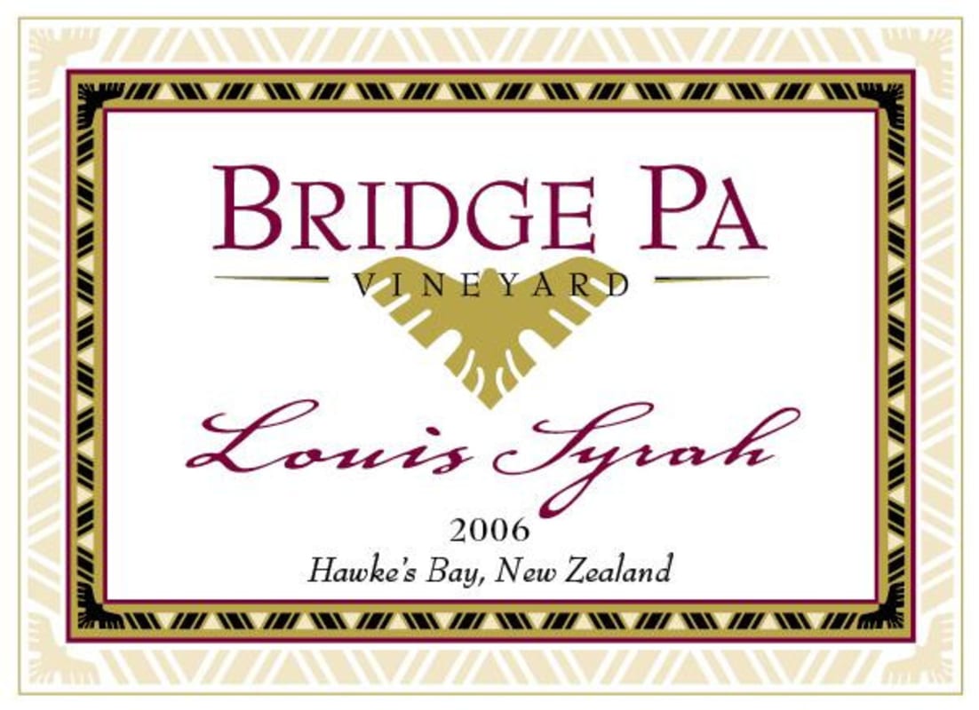 Bridge Pa Vineyard Louis Syrah 2006 Front Label