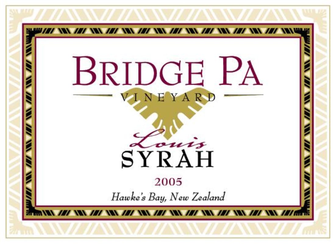 Bridge Pa Vineyard Louis Syrah 2005 Front Label