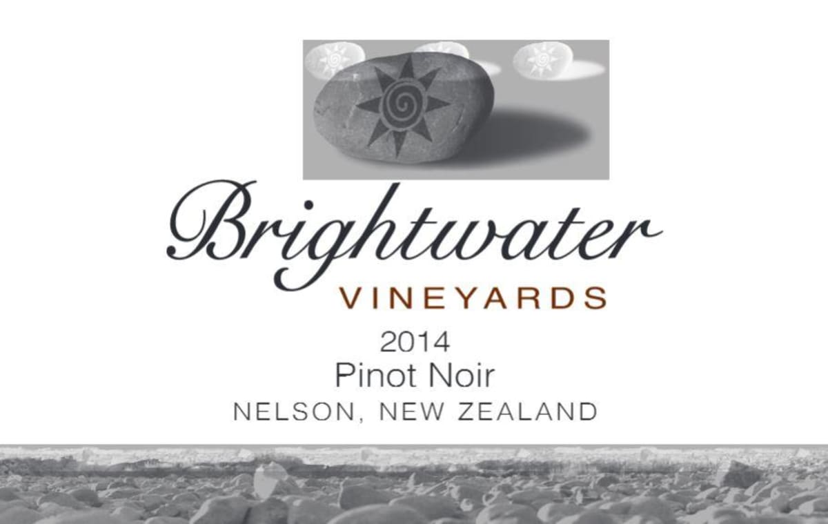 Brightwater Vineyards Pinot Noir 2014 Front Label