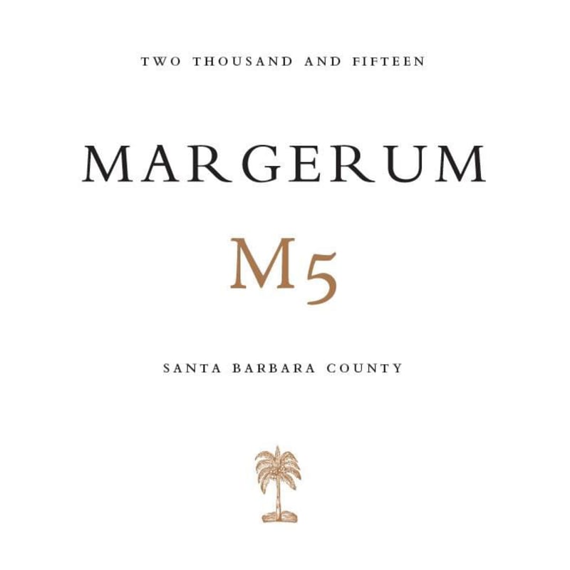 Margerum M5 Red 2015 Front Label