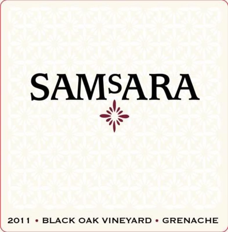 SAMsARA Black Oak Vineyard Grenache 2011 Front Label