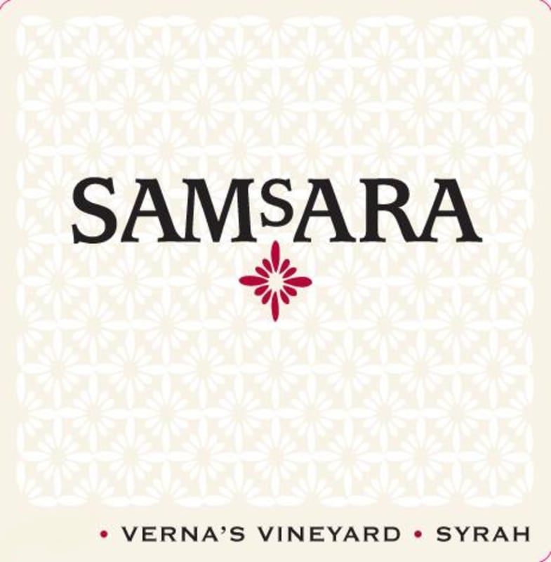SAMsARA Verna's Vineyard Syrah 2012 Front Label
