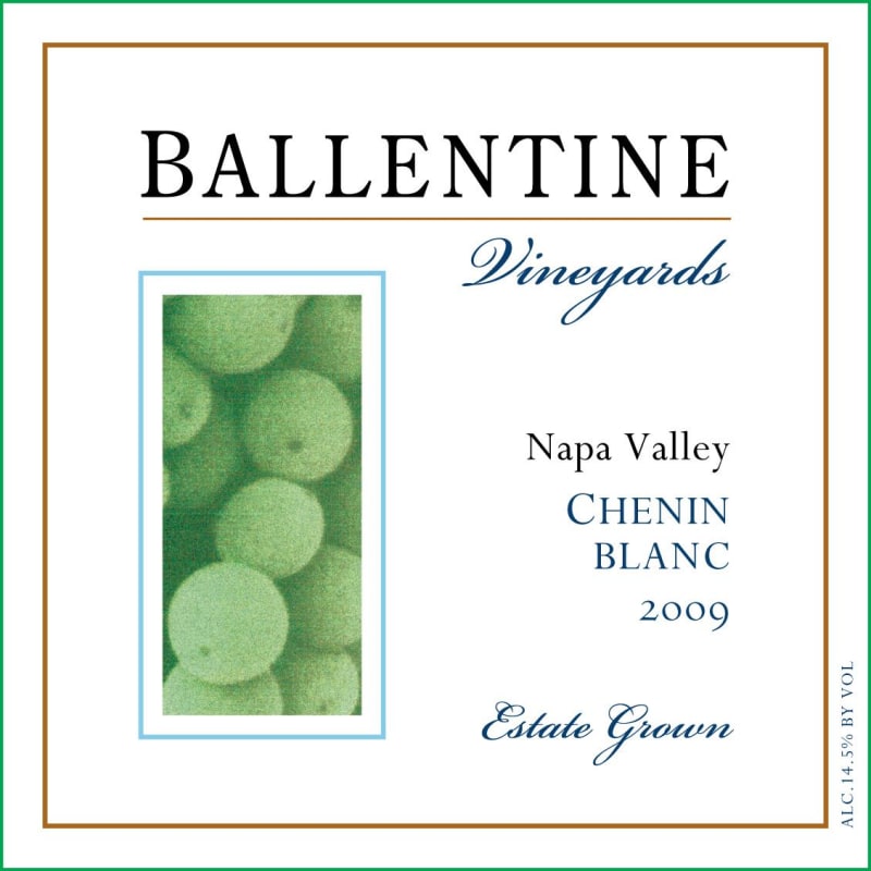 Ballentine Napa Valley Chenin Blanc 2009 Front Label