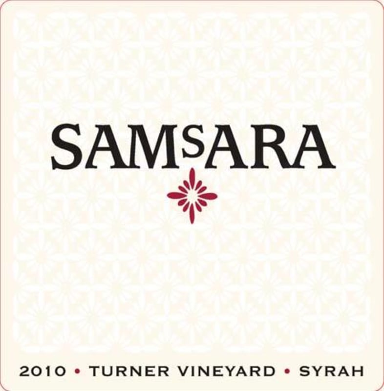SAMsARA Turner Vineyard Syrah 2010 Front Label