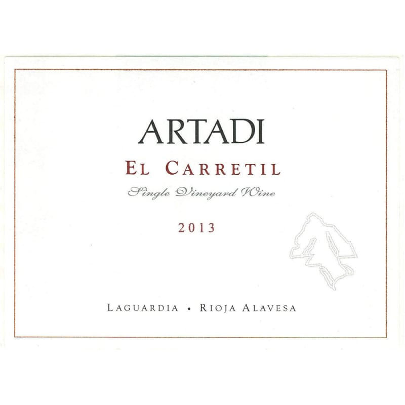Artadi El Carretil 2013 Front Label