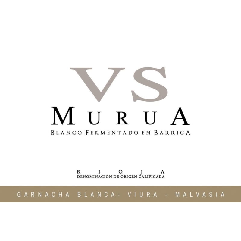 Bodegas Murua VS Blanc 2014 Front Label